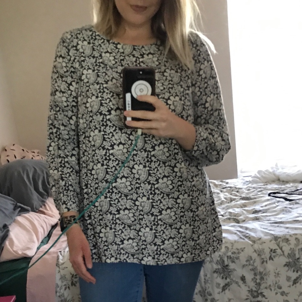 LOFT Plus Patterned Top